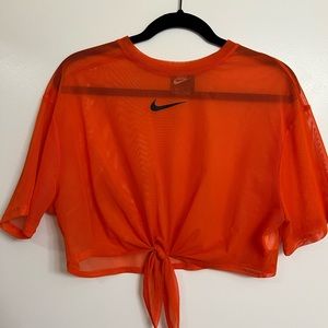 NIKE mesh crop top